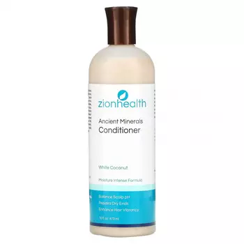 Zion Health, Adama, кондиционер с древними минералами, белый кокос, 16 жидких унций (473 мл)