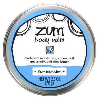 ZUM, Бальзам для тела Zum для мышц, 70 г (2,5 унции)