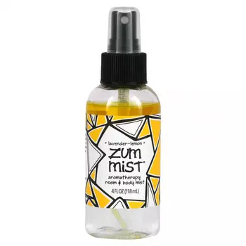 ZUM, Zum Mist, ароматерапевтический спрей для помещения и тела, лаванда и лемон, 4 жидк. унц.