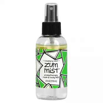 ZUM, Zum Mist, ароматерапевтический спрей для помещения и тела, розмарин и мята, 4 жидк. унц.
