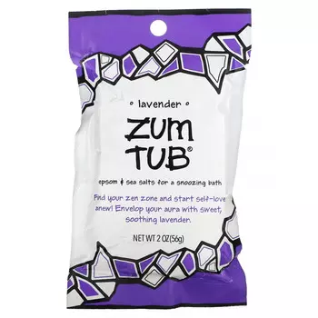 ZUM, Zum Tub, лаванда, 56 г (2 унции)