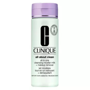 All-in-One Cleansing Мицеллярное молочко для снятия стойкого макияжа для кожи, склонной к сухости