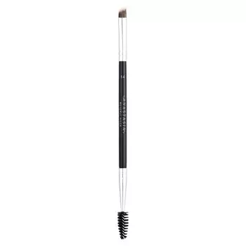 BRUSH Кисть для бровей двойная 14