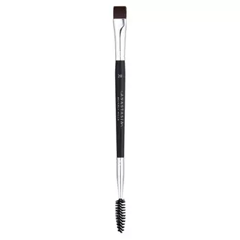 BRUSH Кисть для бровей двойная 20