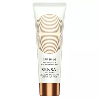 Silky Bronze Солнцезащитный крем для лица c нано-частицами SPF30