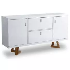 Буфет Avalon, белый/орех