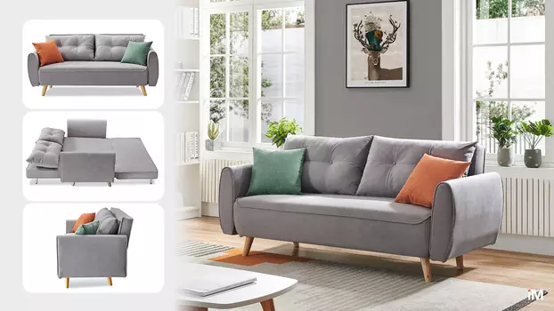 Диван-кровать iModern Beatrix, серый