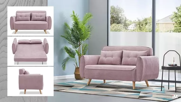 Диван-кровать iModern Charm, пепельная роза