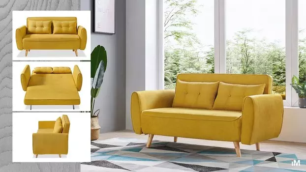 Диван-кровать iModern Charm, желтый