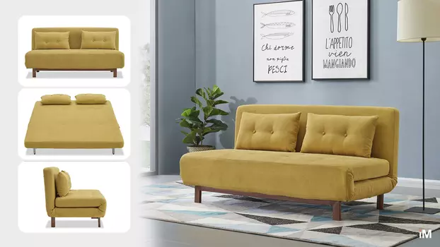 Диван-кровать iModern Doris, желтый