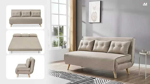 Диван-кровать iModern Jeremy, бежевый