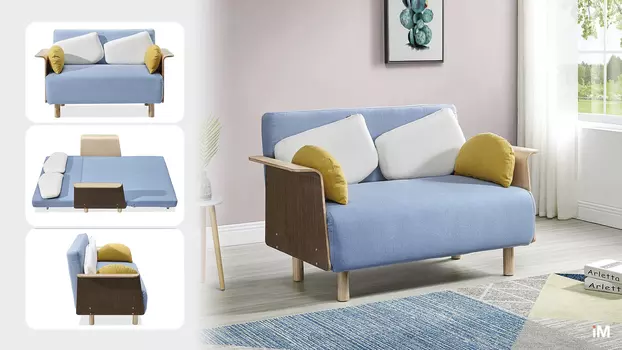 Диван-кровать Malibu, голубой