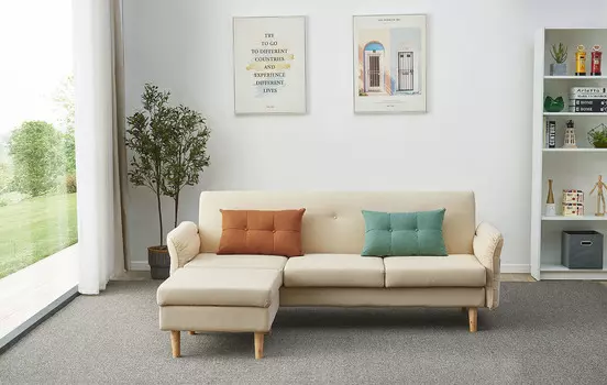 Диван-кровать iModern Roxana, бежевый