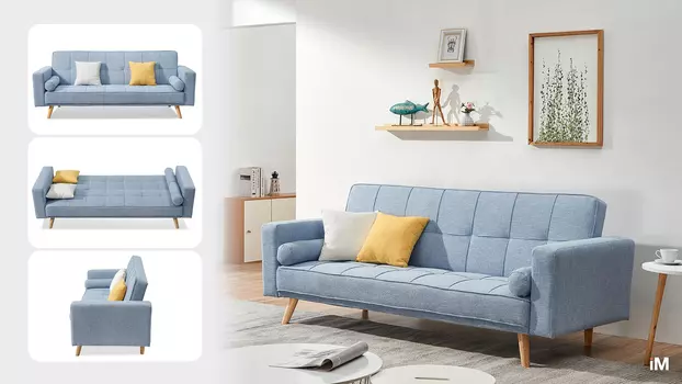 Диван-кровать iModern Scandinavia, цвет голубой