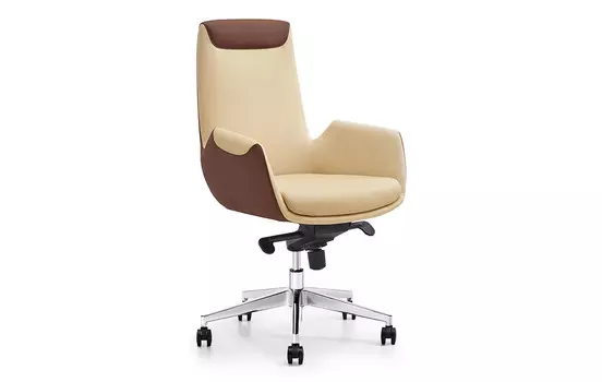 Кресло iModern Donald, бежевый/коричневый