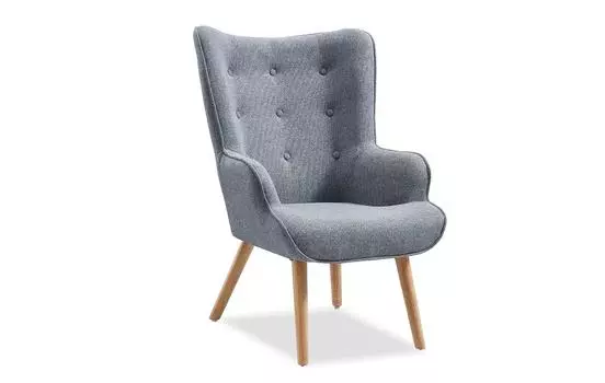 Кресло iModern Hygge, серый/натуральный