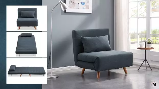 Кресло-кровать iModern Flex, темно-синий