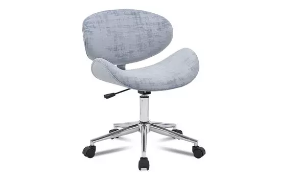 Кресло iModern Miranda, серо-голубой/хром