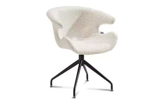 Кресло Wing, слоновая кость/черный