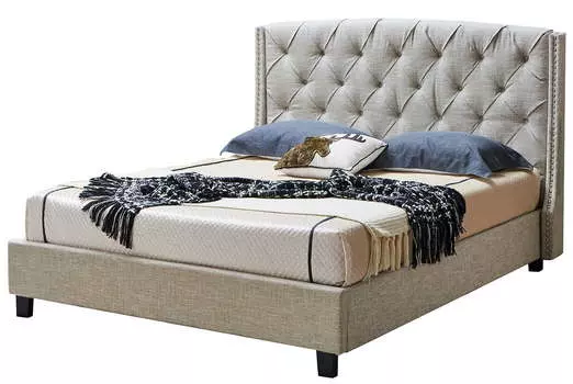 Кровать Evita Grand 180x200, кремовый