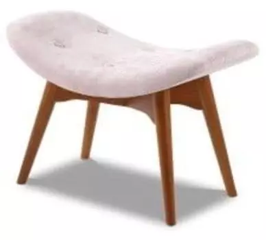 Оттоманка Contour, розовый/коричневый