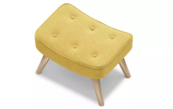 Оттоманка iModern Hygge Classic, желтый/натуральный