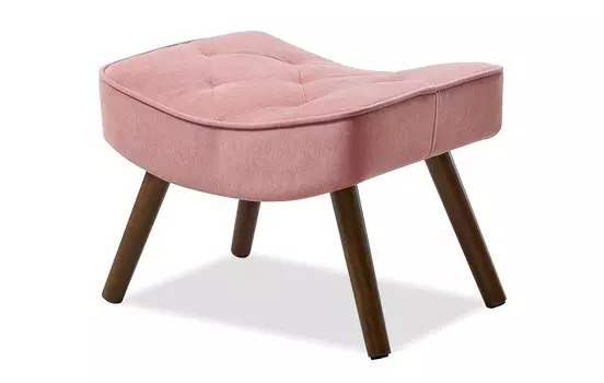 Оттоманка Hygge, коралловый/орех