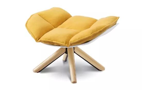 Оттоманка iModern в стиле Husk, желтый