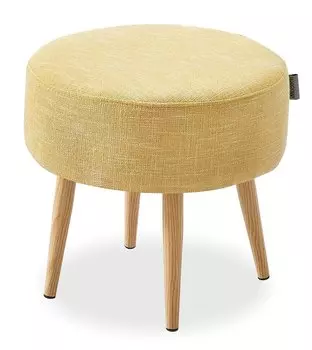 Пуф круглый Heidi, желтый