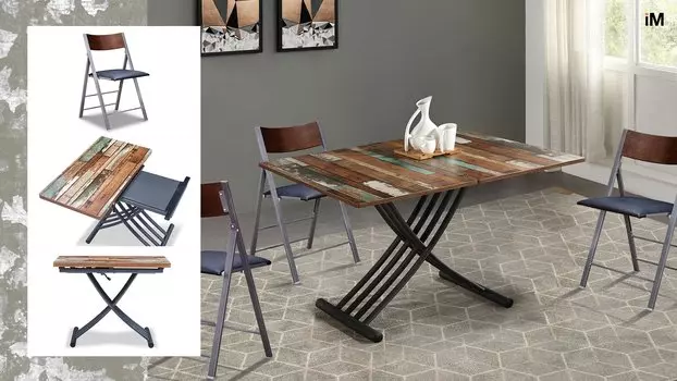 Стол iModern Andy + 3 стула Party