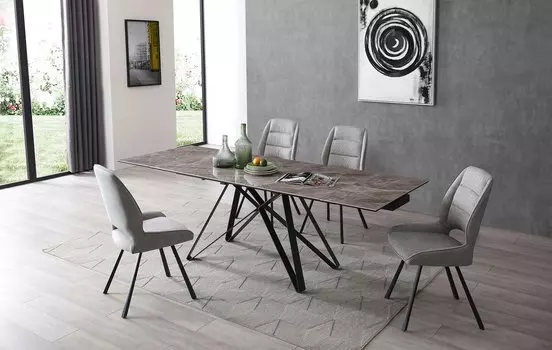 Стол iModern Butterfly + 4 стула Silvy