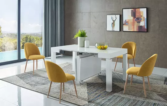 Стол iModern Claus + 4 стула Angela