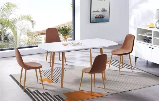 Стол iModern Ellis + 4 стула Ray