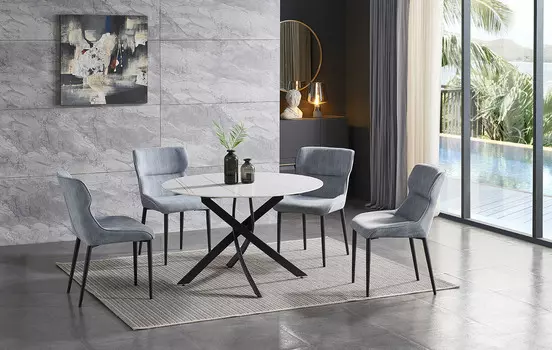 Стол iModern Gabriel + 4 стула Fred