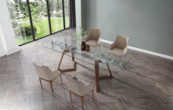 Стол iModern Eden + 4 стула Sir