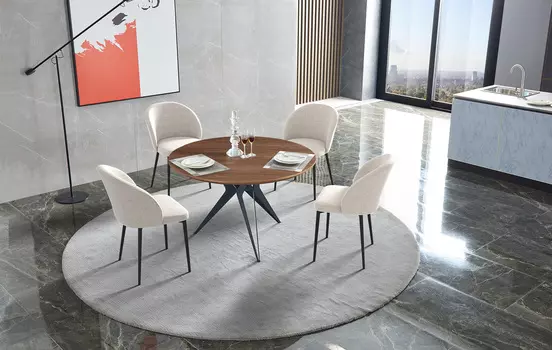 Стол iModern Eliza + 4 стула Ornella