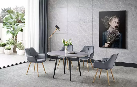 Стол iModern Leticia + 4 стула Ursula