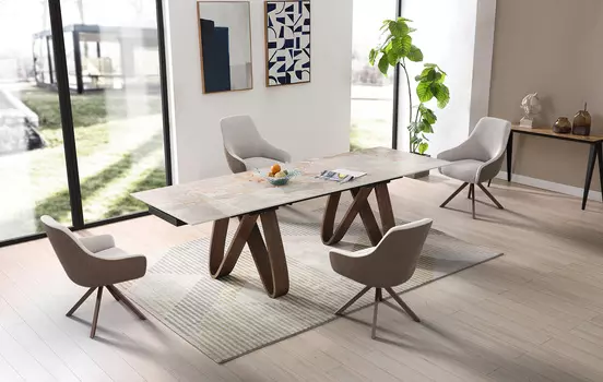 Стол iModern Lido + 4 стула Emma