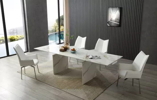 Стол iModern Santorini + 4 стула Renzo