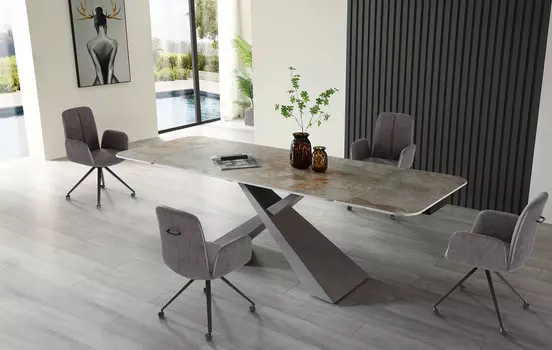 Стол iModern Torino + 4 кресла Albert