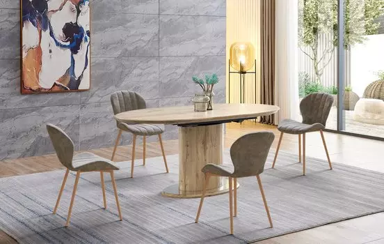 Стол iModern Irma + 4 стула Debby