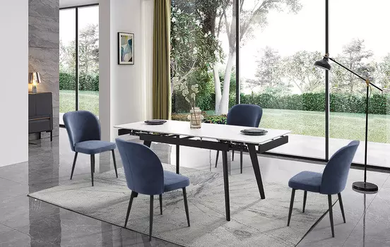 Стол iModern Laura + 4 стула Alexa