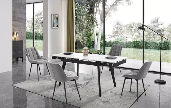 Стол iModern Laura + 4 стула Marisa