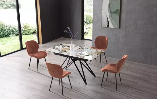 Стол iModern Lazio + 4 стула Frank