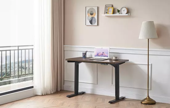 Стол iModern London (120) орех, регулируемая высота, электропривод