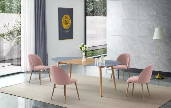 Стол iModern Margaret + 4 стула Angela