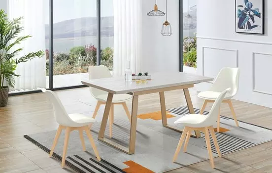 Стол Norfolk + 4 стула Ulric