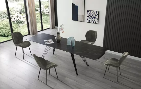 Стол iModern Parma + 4 стула Frank