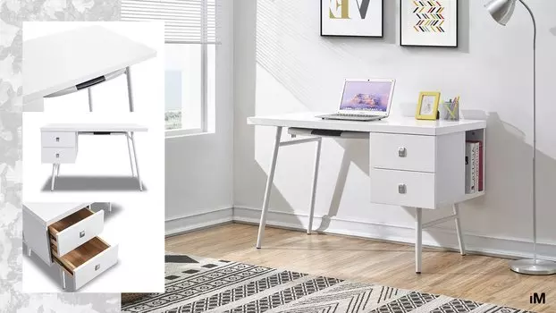 Стол письменный iModern Academia, белый