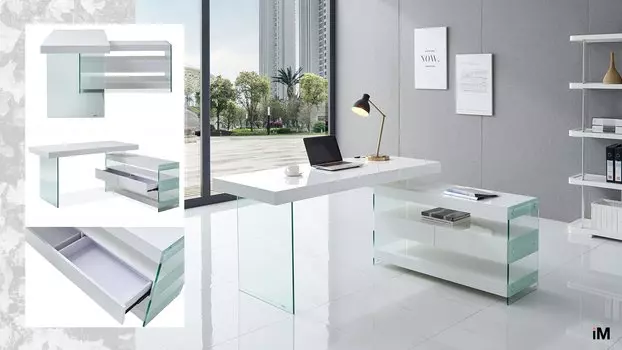 Стол письменный iModern Attica, белый